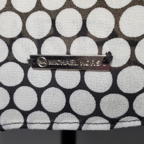 Michael Kors black & white sheer top - Picture 5 of 8